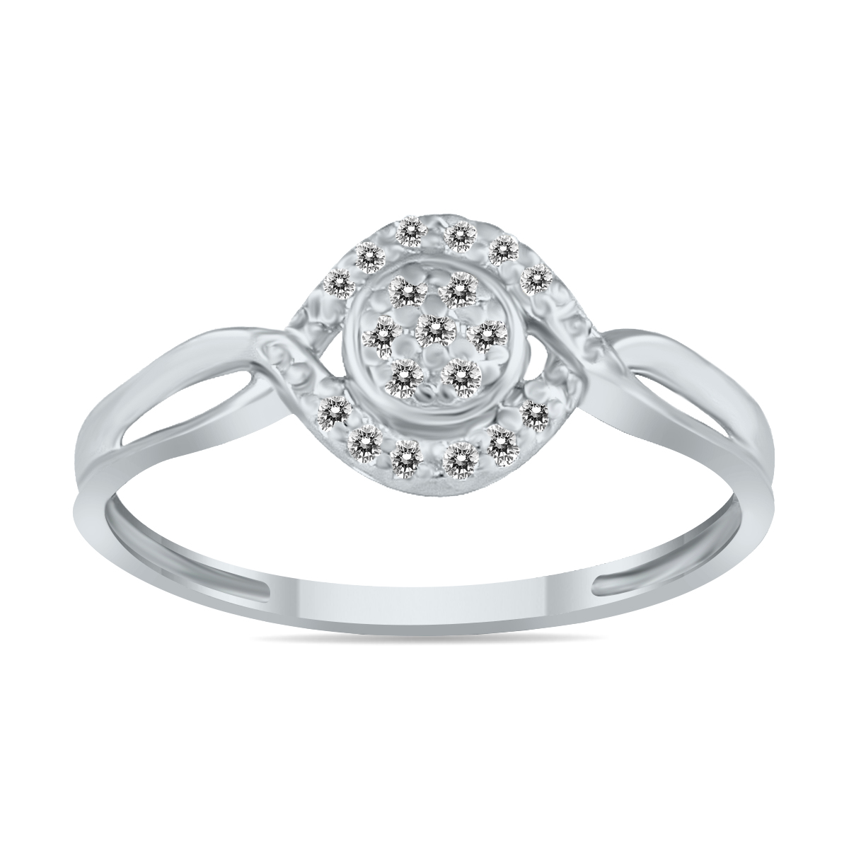 szul.com 1/10 Carat TW Diamond Ring in 10K White Gold at Sears.com
