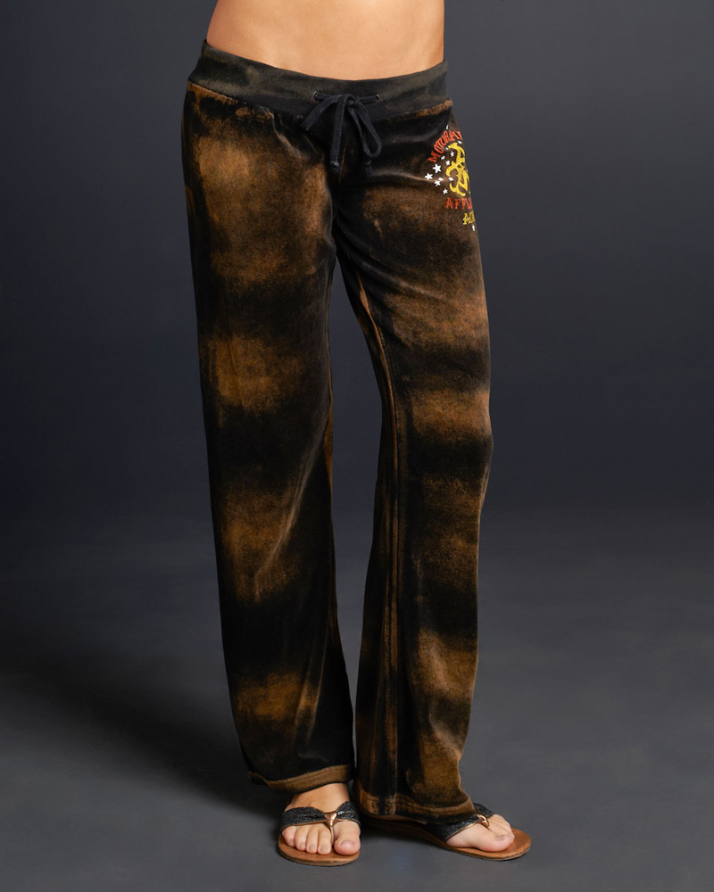 Affliction Women's Stars & Bars Velour Pant at Sears.com