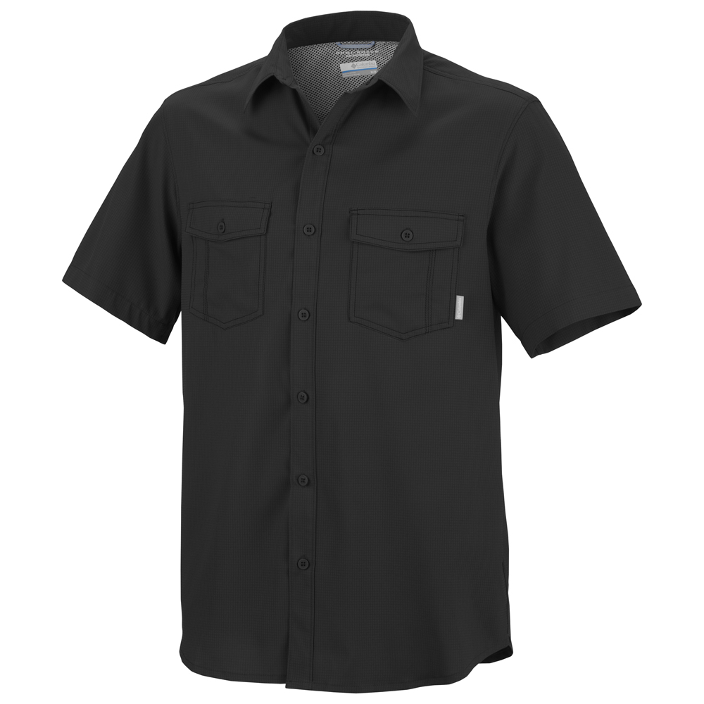 Columbia Columbia Utilizer Short Sleeve Solid Shirt - Black Columbia Columbia Utilizer Short Sleeve Solid Shirt - Black