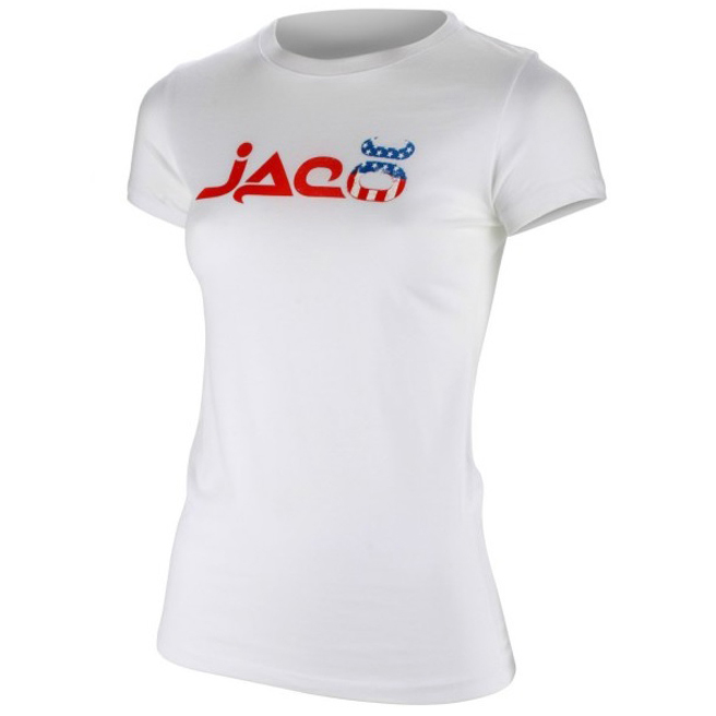 Jaco Clothing Jaco Women's Patriot Crew Neck T-Shirt - White Jaco Clothing Jaco Women's Patriot Crew Neck T-Shirt - White