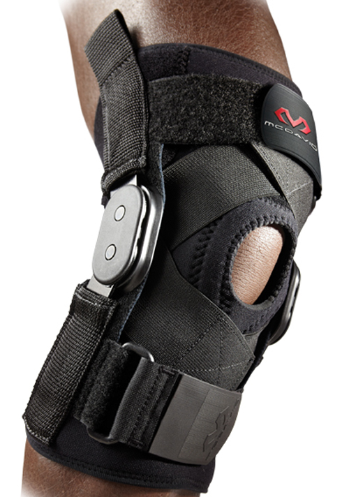 UPC 029369087774 product image for McDavid 429RX Hinged Knee Brace with Crossing Straps - Black | upcitemdb.com