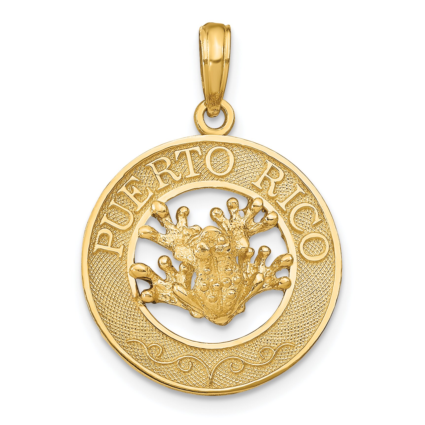 Findingking 14K Gold Puerto Rico Frog Charm at Sears.com
