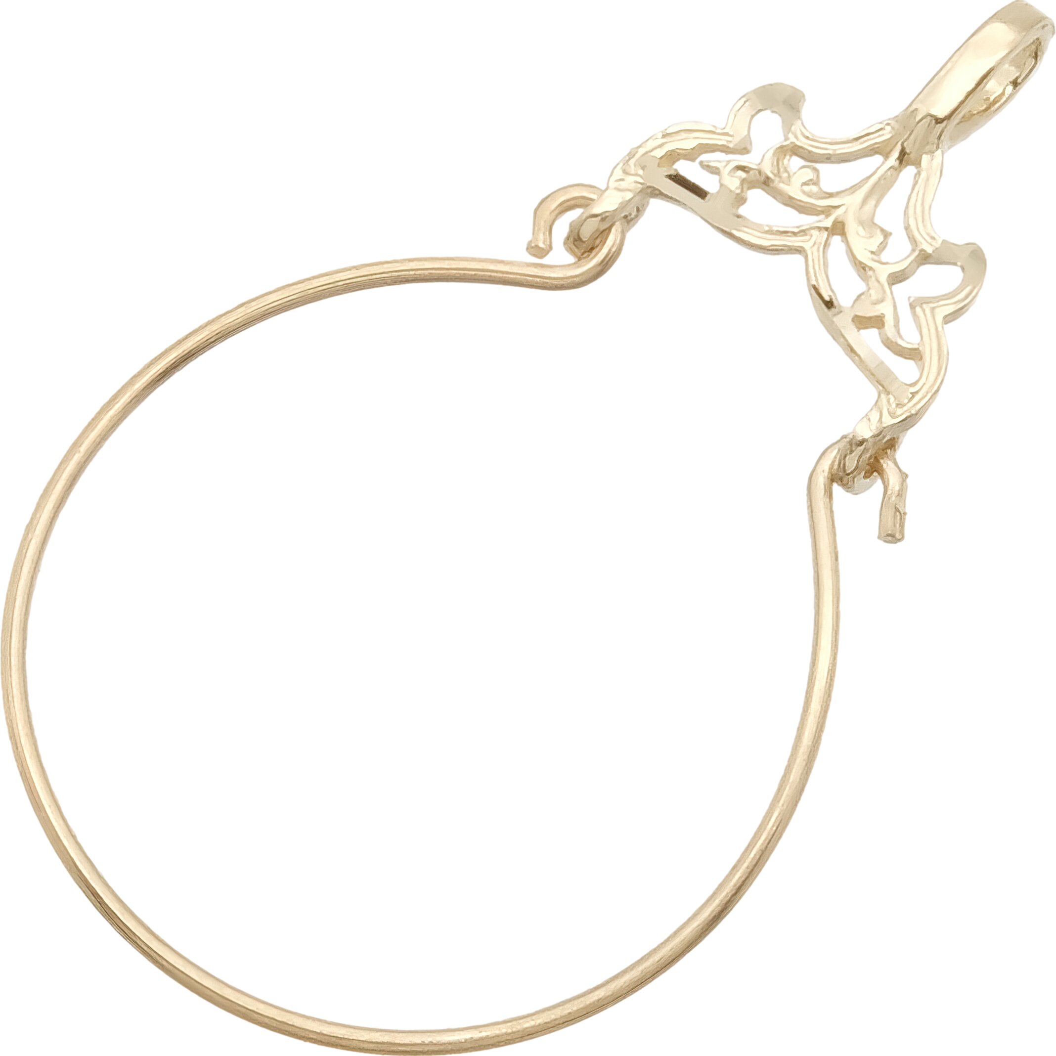 Findingking 14K Gold Charm Holder Necklace Jewelry 28mm FindingKing at Sears.com