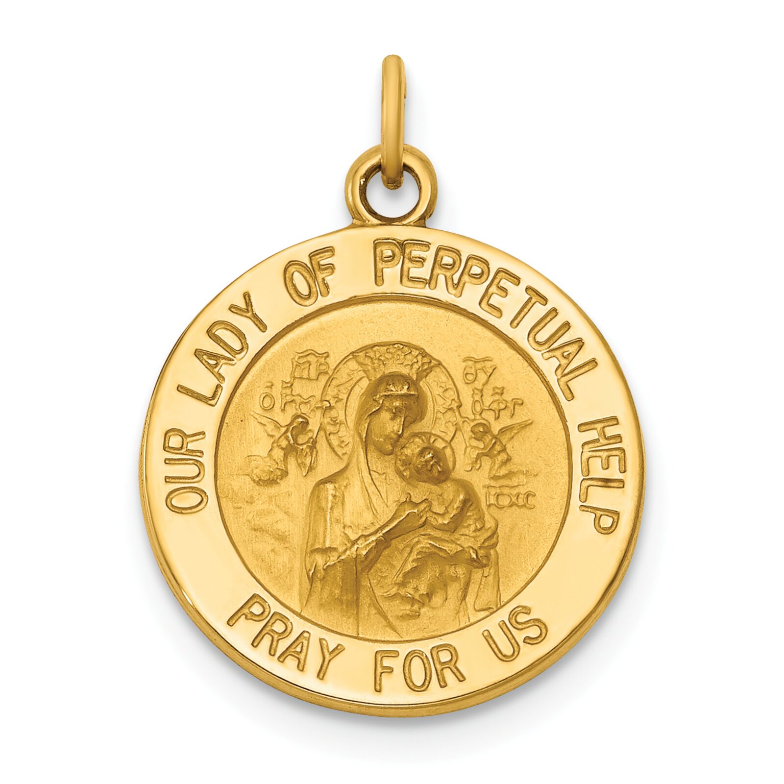 Findingking 14K Gold Our Lady Of Perpetual Help Charm Religious at Sears.com