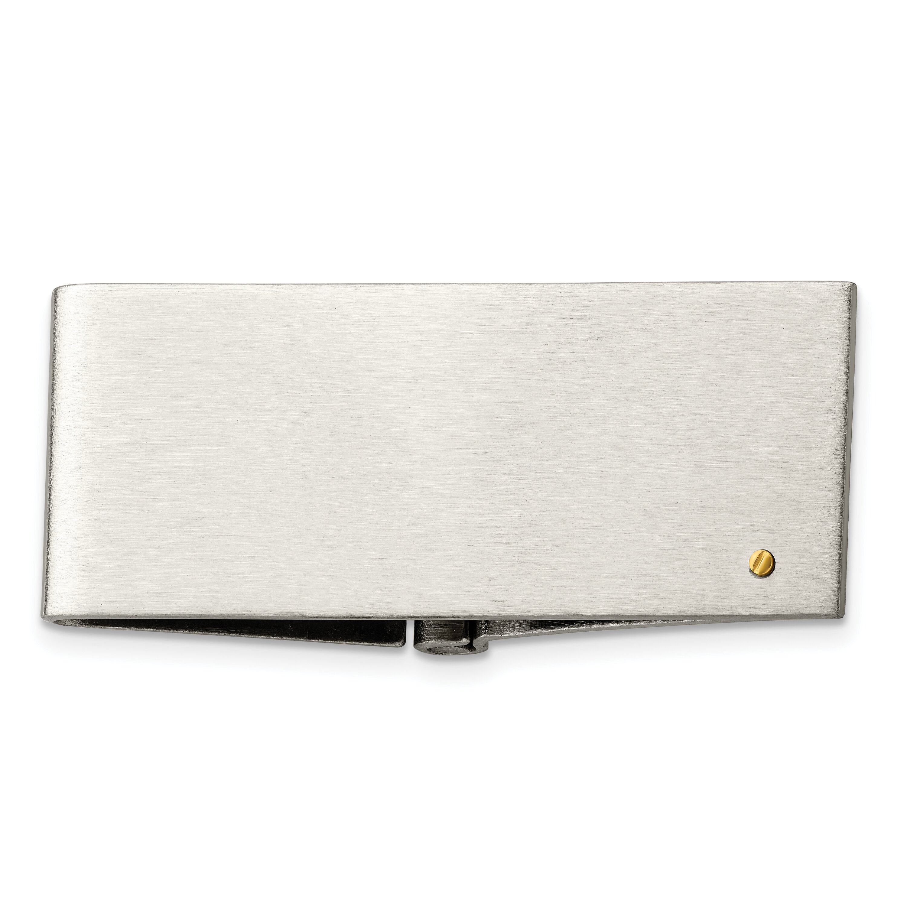 Findingking Stainless Steel 14K Gold Screw Money Clip Mens Jewelry at Sears.com