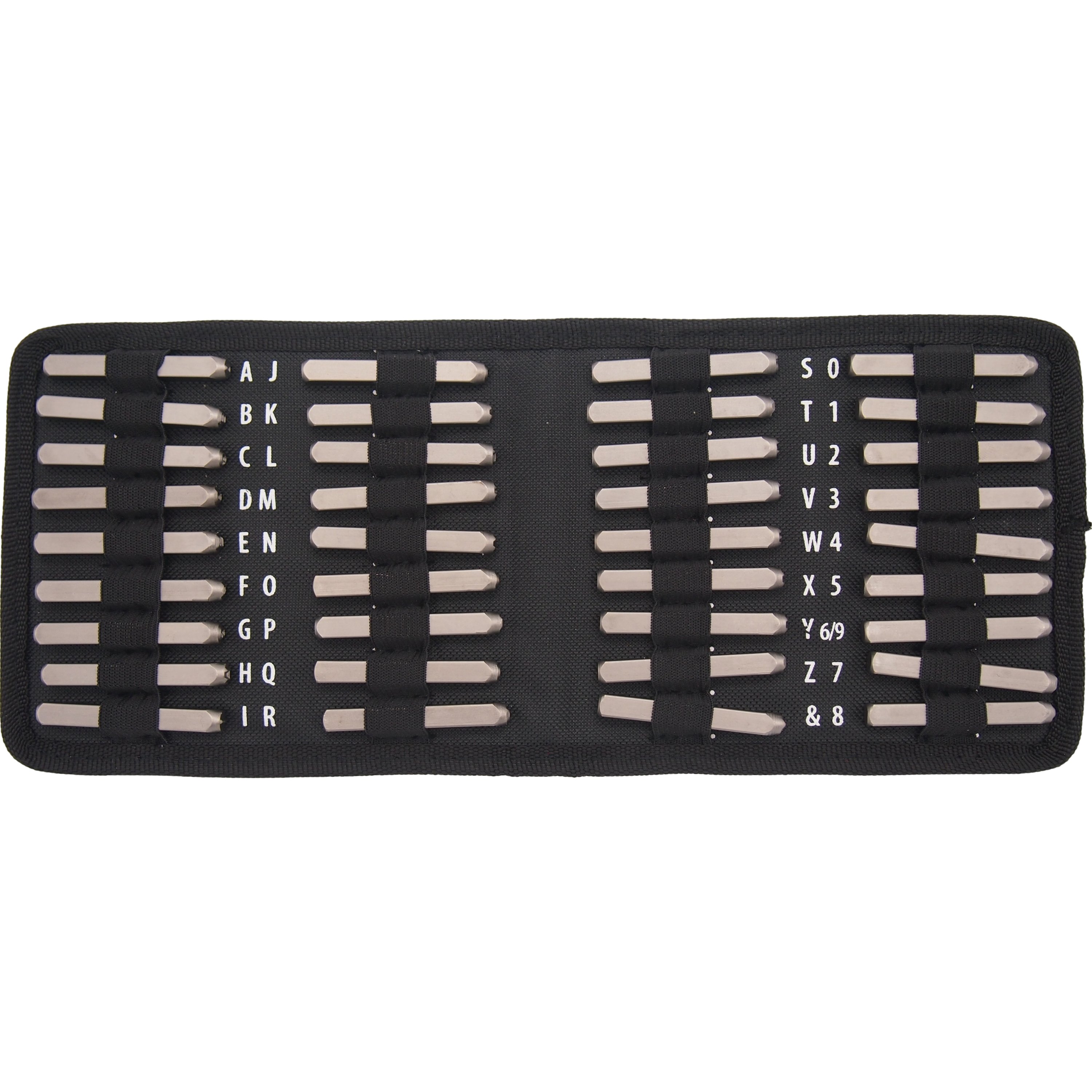 Findingking Number Letter Punch 36pc Set 4mm Wood Case at Sears.com