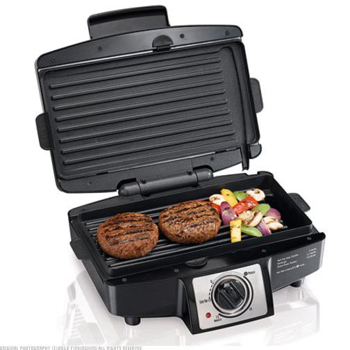 Findingking Hamilton Beach Easy Clean Indoor Grill w/Removable Grid