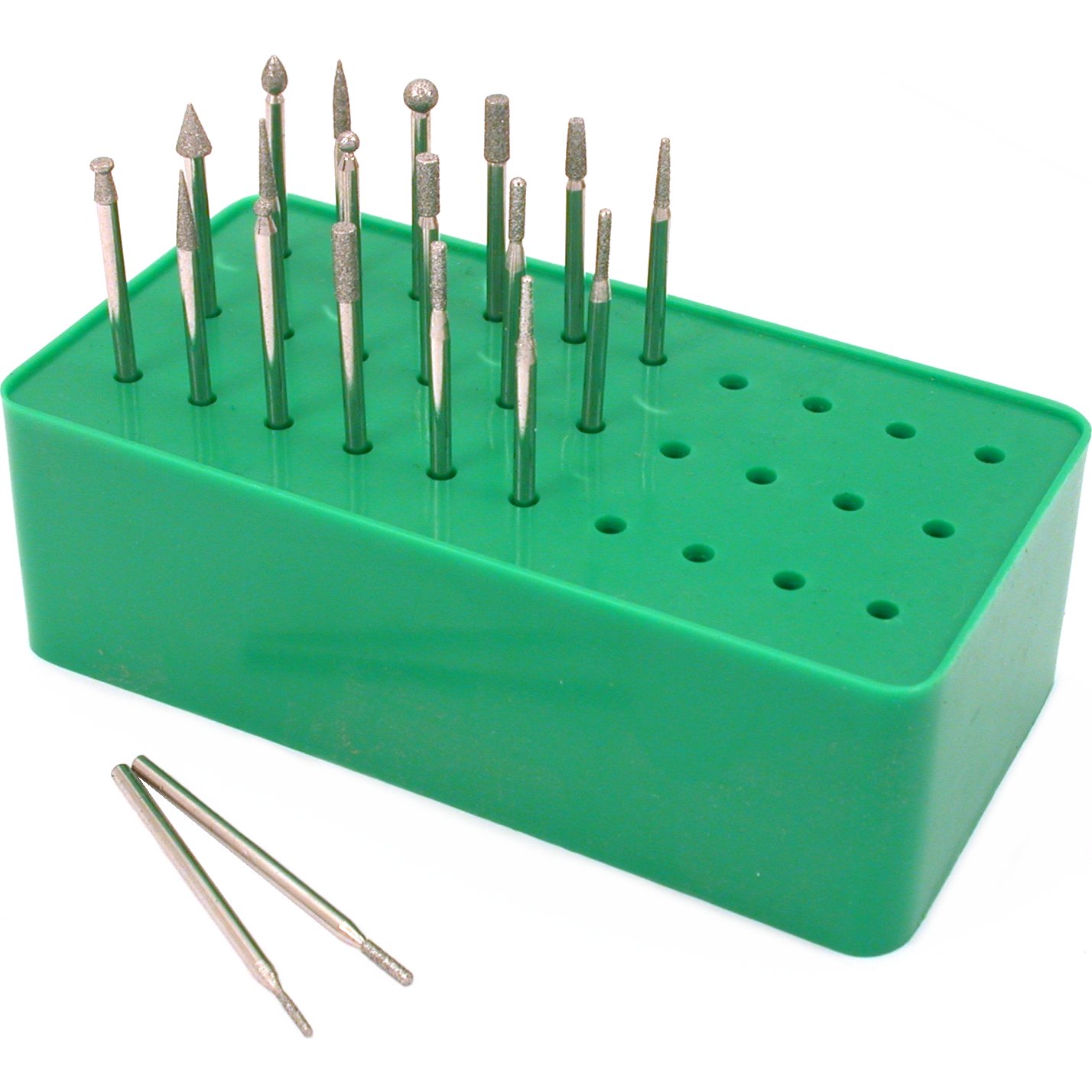 Findingking Diamond Burs Drill Rotary Tools Holder Bur Box 30 Hole at Sears.com