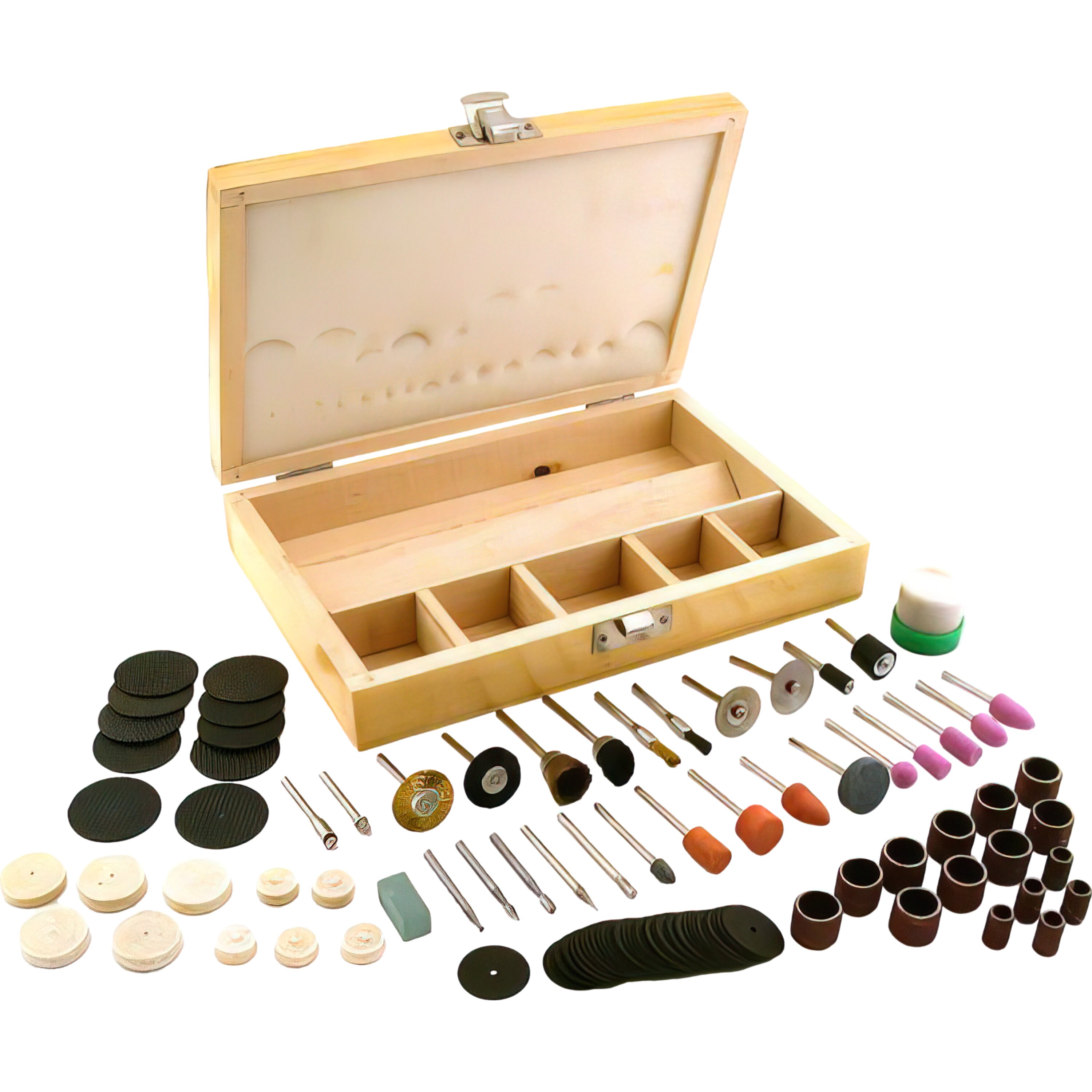 Findingking 100Pc 1/8" Rotary Tool Accessory Bit Set Fits Dremel at Sears.com