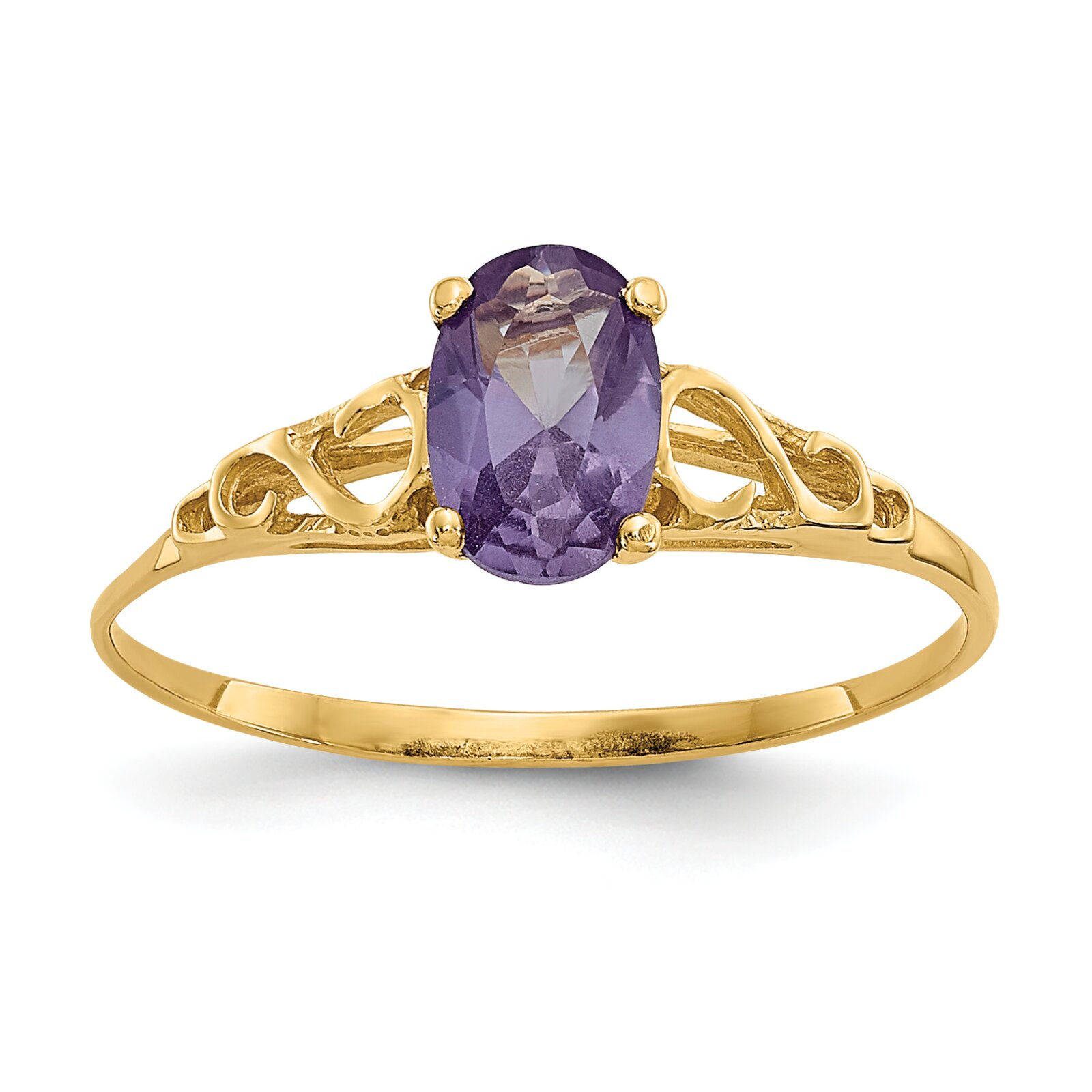 FindingKing 14K Gold Synthetic Alexandrite Kids Birthstone Ring at Sears.com