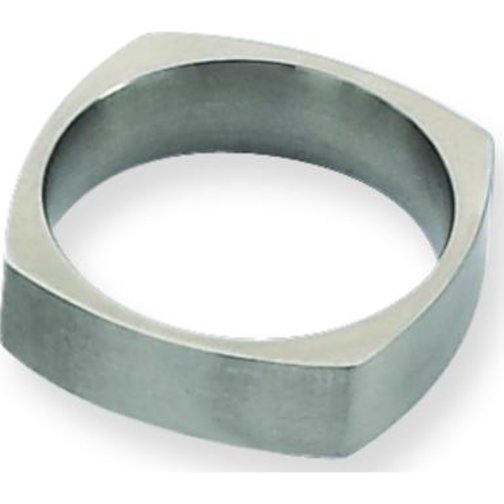 FindingKing Titanium Square 6mm Satin Mens Wedding Ring Size 12 at Sears.com