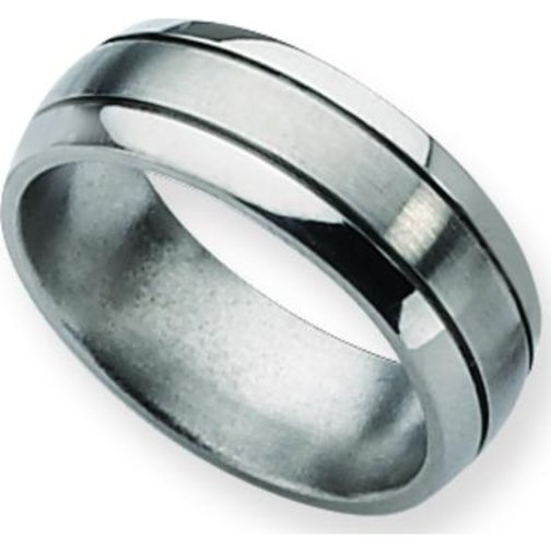 FindingKing Titanium 8mm Brushed Mens Wedding Ring Band Size 13 at Sears.com