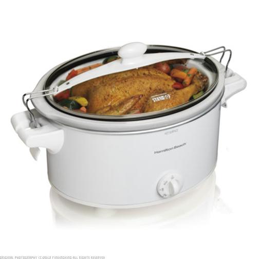 Hamilton Beach Stay or Go 6 Quart Slow Cooker White