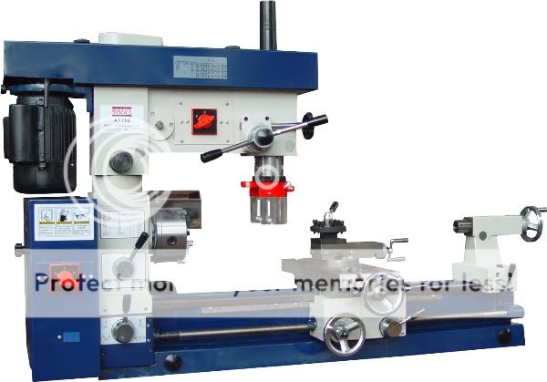 Bolton Tools 12" x 30" Combo Lathe/Mill - AT750 at Sears.com