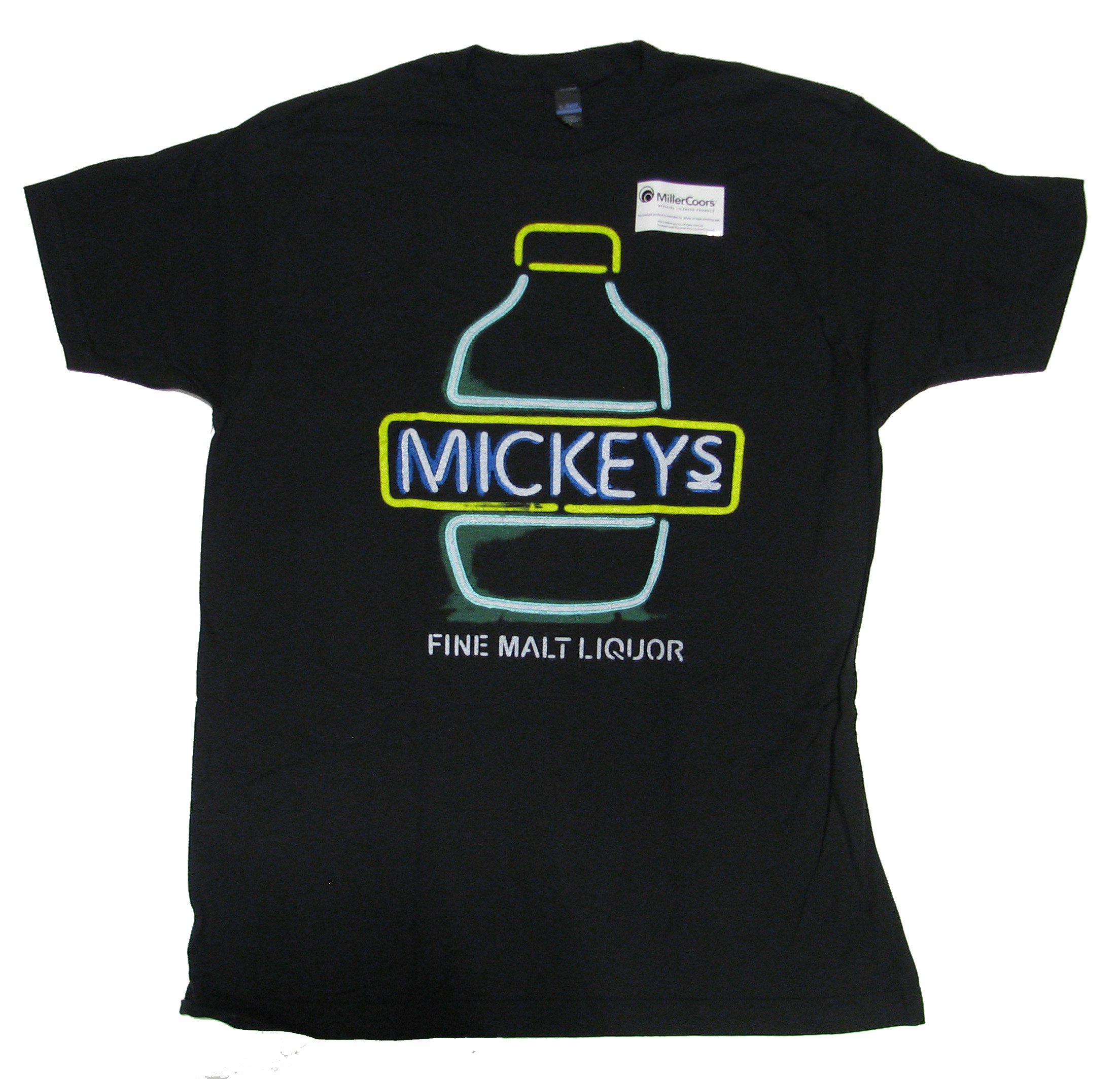 Trenz Shirt Company Mickey's Neon Sign Beer T-shirt Trenz Shirt Company Mickey's Neon Sign Beer T-shirt