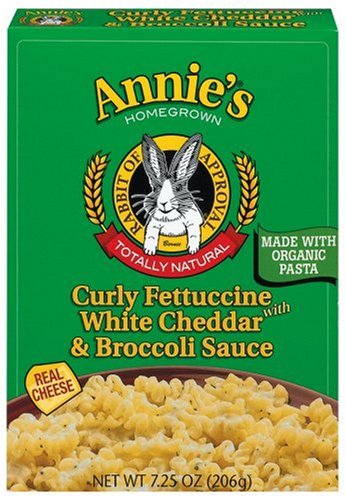 Annie's Homegrown Curly Fettucini with White Cheddar & Broccoli -- 7.25 oz Each / Pack of 6 at Sears.com