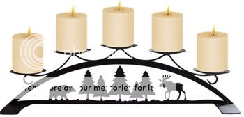 Village Wrought Iron Moose/Bear Table Top Center by Village Wrought Iron at Sears.com