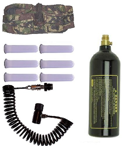 3Skull CAMO Paintball Pack 6+1 PODS Coiled Remote 20oz Tank at Sears.com