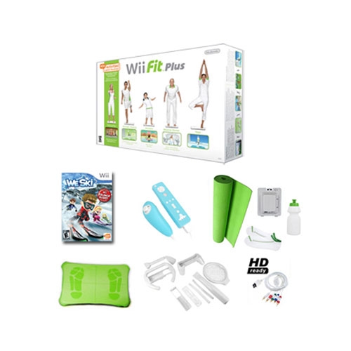 Nintendo Wii Fit Plus "Winter Sports" Bundle- We Ski, Silicone Cases, Mat, and More at Sears.com