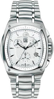 ESQ Men ESQ 7301243 Bracer Bracer Chronograph Silver Dial at Sears.com