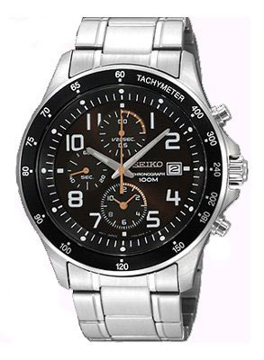 Seiko Men Seiko SNDA83  Stainless Steel Chronograph Dark Brown Dial at Sears.com