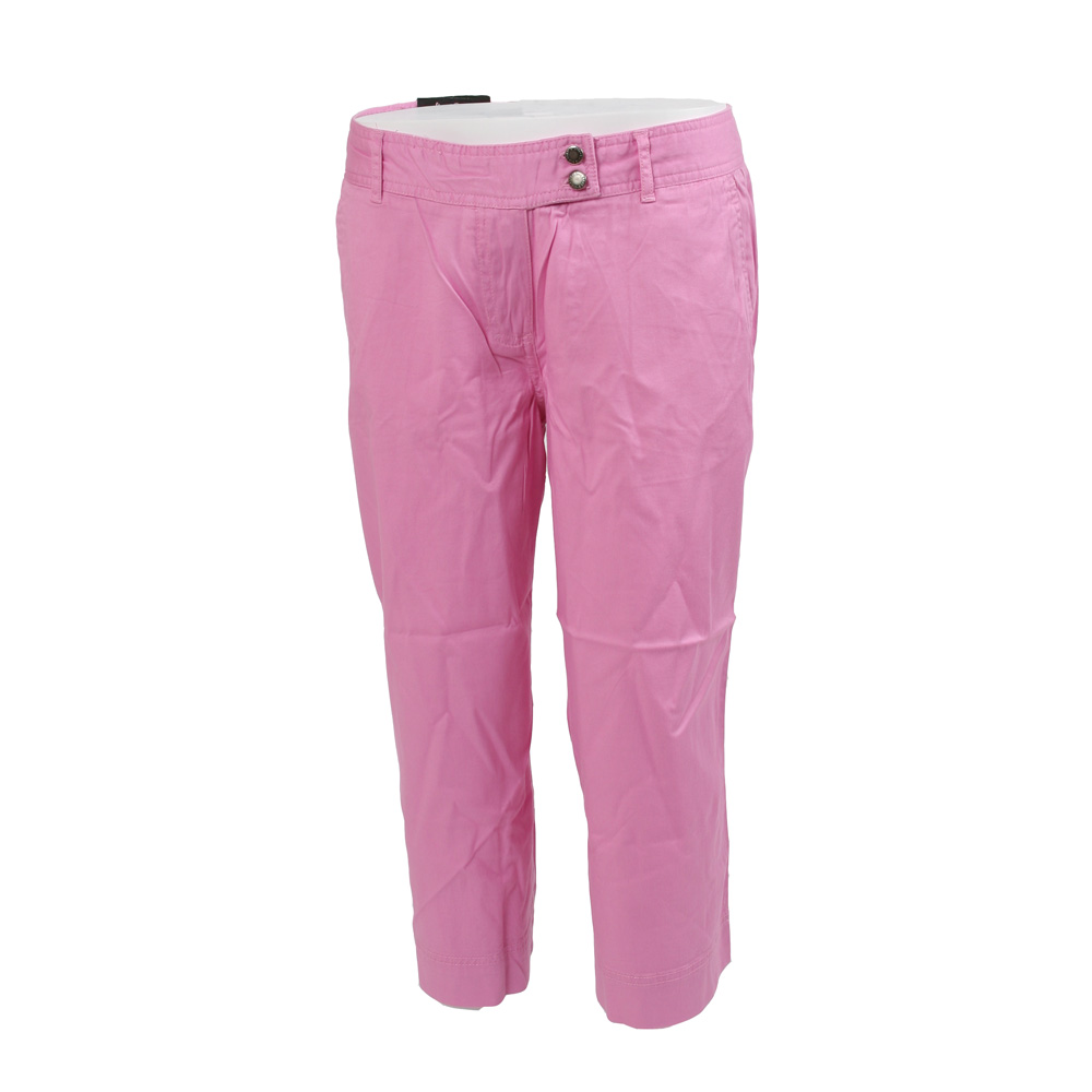 Steve & Barrys Steve & Barrys Stretch Pink Capri Women Pants Steve & Barrys Steve & Barrys Stretch Pink Capri Women Pants