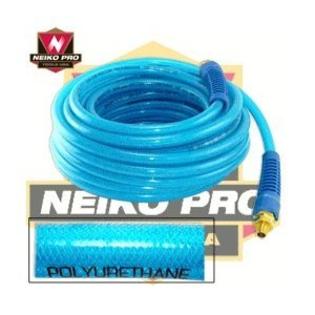 Boston Industrial Polyurethane Flexible Braided Air Hose - 3/8 Inches x 50 Feet Boston Industrial Polyurethane Flexible Braided Air Hose - 3/8 Inches x 50 Feet