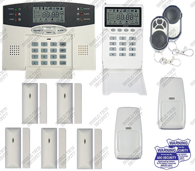 Shield Tech Security - WIRELESS ALARM SECURITY SYSTEM w/ AUTO-DIALER For HOME / OFFICE BURGLAR / Fire at Sears.com