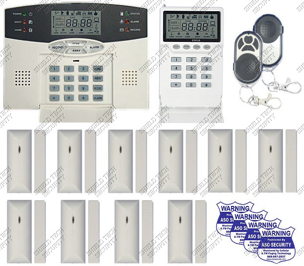 Shield Tech Security - WIRELESS ALARM SECURITY SYSTEM w/ AUTO-DIALER For HOME / OFFICE BURGLAR / Fire at Sears.com