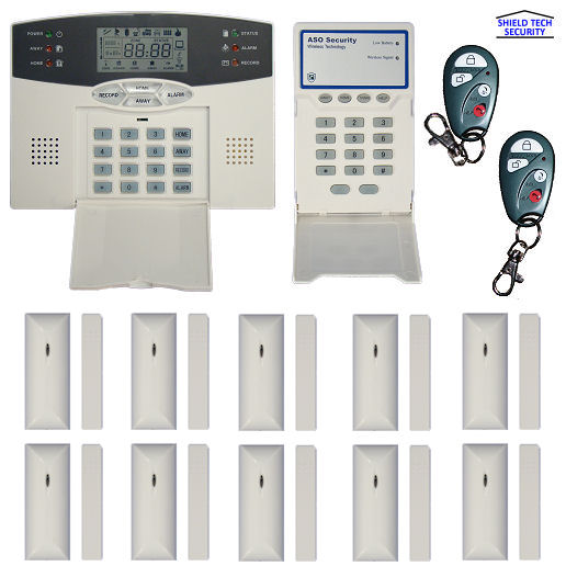 - Wireless Home/office Security System W/ Auto-dialer Burglar Alarm
