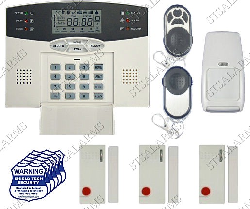 Shield Tech Security - WIRELESS ALARM SECURITY SYSTEM w/ AUTO-DIALER For HOME / OFFICE BURGLAR / Fire at Sears.com