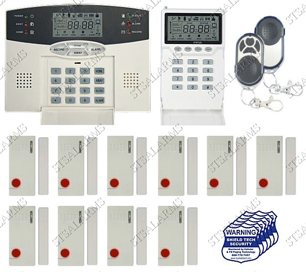 Shield Tech Security - WIRELESS ALARM SECURITY SYSTEM w/ AUTO-DIALER For HOME / OFFICE BURGLAR / Fire at Sears.com