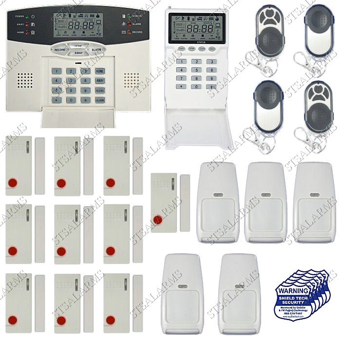 Shield Tech Security - WIRELESS ALARM SECURITY SYSTEM w/ AUTO-DIALER For HOME / OFFICE BURGLAR / Fire at Sears.com