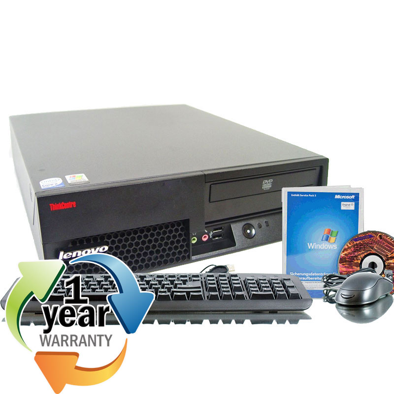 IBM REFURBISHED IBM Lenovo M55 Core 2 Duo 1.8Ghz 4GB 1TB DVD Win 7 Pro Desktop Computer at Sears.com