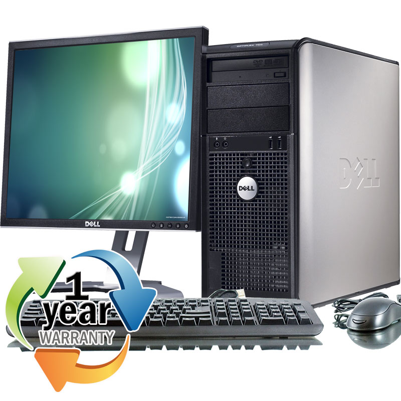 Dell REFURBISHED Dell Optiplex 330 2.53GHz C2D 1GB 80GB DVD Win 7 Home Computer PC with 17" LCD at Sears.com