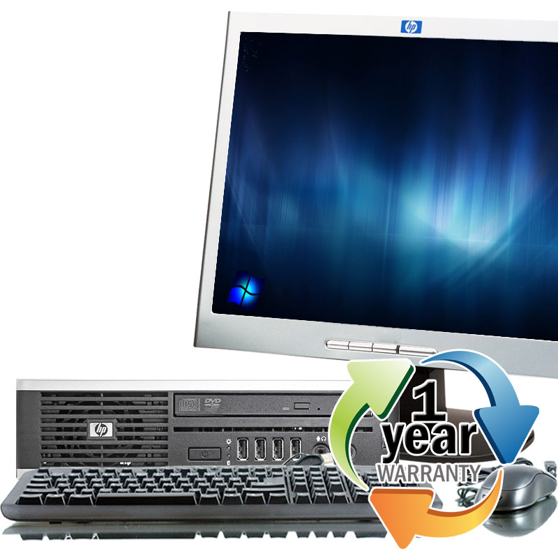 HP REFURBISHED HP 8000 Elite USF 3.0GHz 2GB 320GB DVD-ROM Win 7 Pro Desktop  w 19" LCD at Sears.com