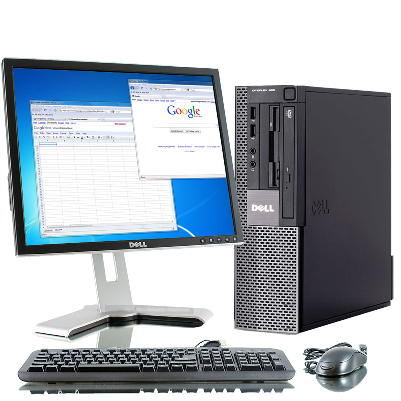 Dell REFURBISHED Dell Optiplex 960 C2D 3.0Ghz 8GB 400GB DVD Win 7 Pro64 Desktop Computer +17"LCD at Sears.com