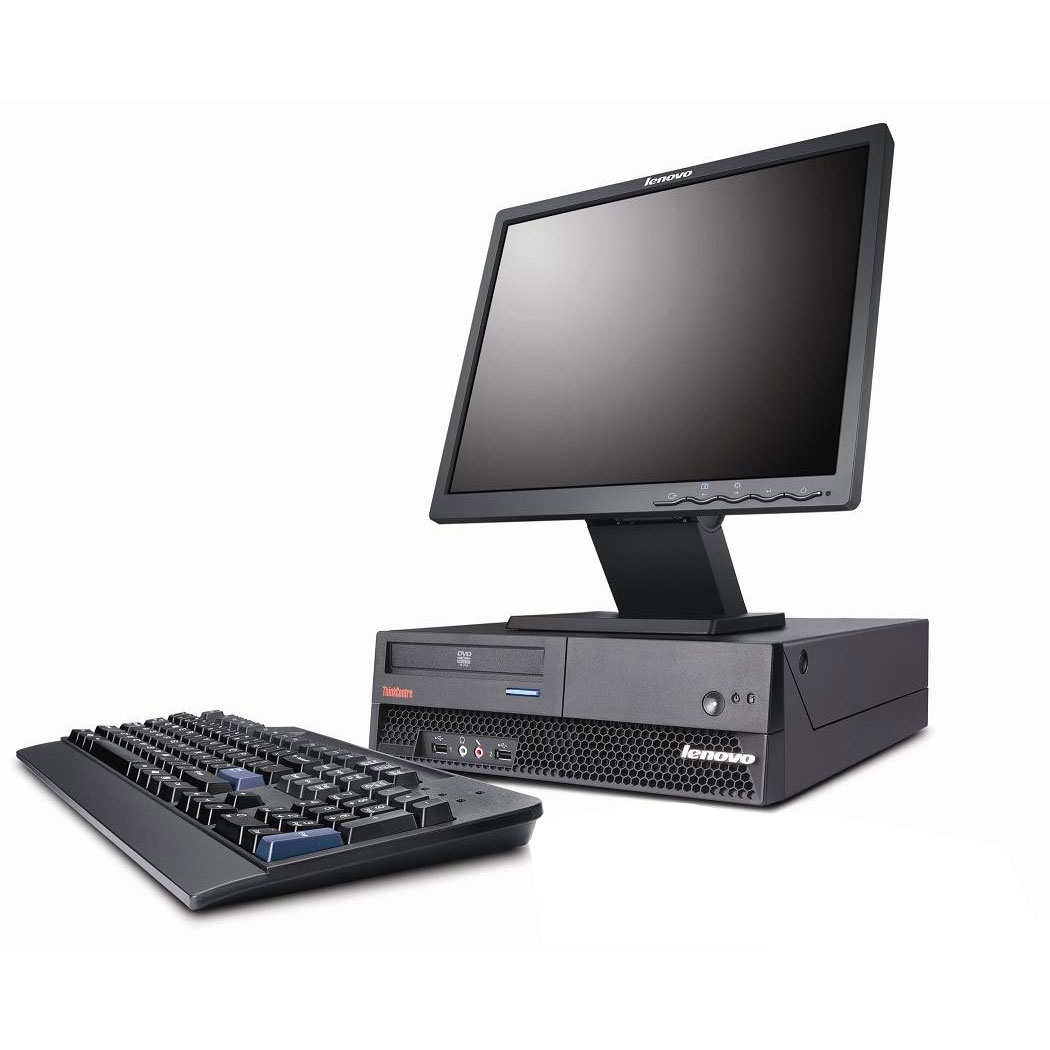 IBM  ThinkCentre M57p Intel C2D 2300MHz 80Gig HDD 1024mb DVD ROM Windows XP Home Edition + 15 LCD Desktop Computer at Sears.com