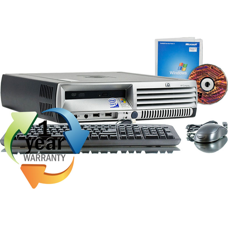 HP REFURBISHED HP DC7700 Core 2 Duo 1.8GHz 2GB 80GB CDRW/DVD Win 7 Home Desktop Computer at Sears.com