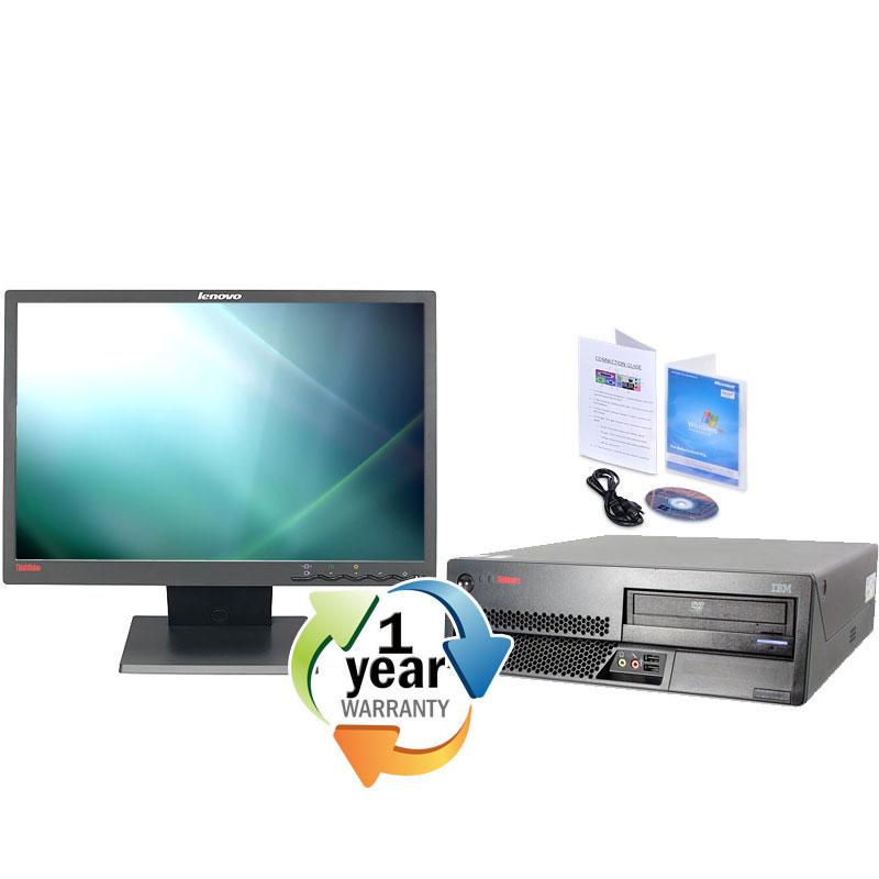 IBM Lenovo REFURBISHED IBM Lenovo M55 Core 2 Duo 1.8Ghz 4096MB 400GB DVD Windows 7 Desktop 19" LCD at Sears.com