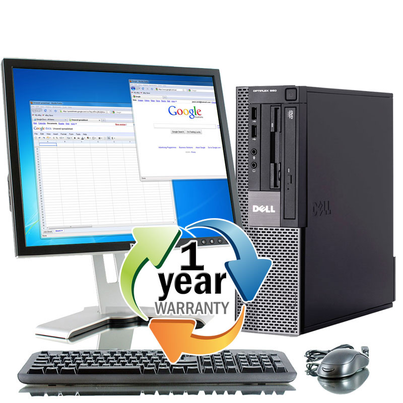 Dell REFURBISHED Dell Optiplex 960 C2D 3.0Ghz 1GB 160GB DVD Win 7 Pro Desktop Computer + 17"LCD at Sears.com