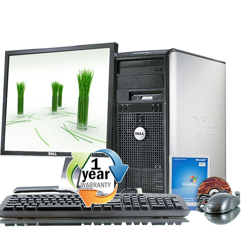 Dell REFURBISHED Dell Optiplex 755 2.3GHz 4GB 80GB DVD Win 7 Pro 64 Desktop Computer w/ 17" LCD at Sears.com