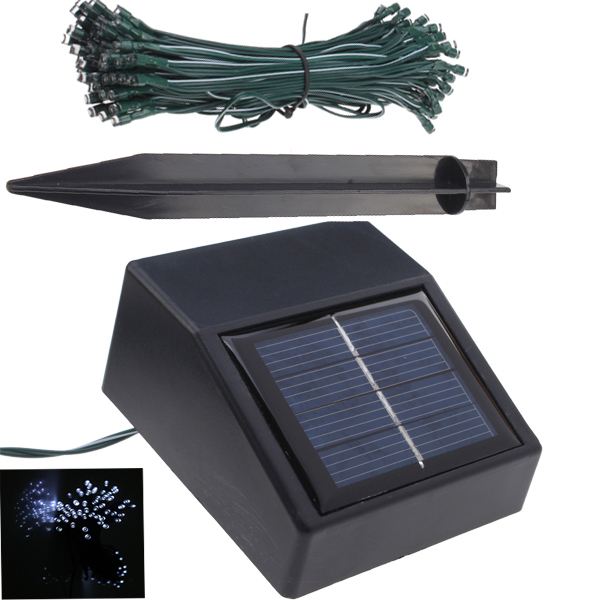BrainyDeal Christmas LED Lights String Of Lights Outdoor Solar Power -55ft ...