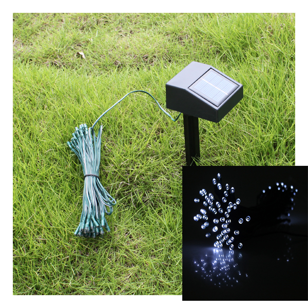 Solar Christmas Lights String Fairy Lights Outdoor Garden 35ft 60
