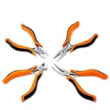 Neiko 4-Piece Precision Spring-Action Mini Plier Set with Easy-Hold Soft-Grip at Sears.com