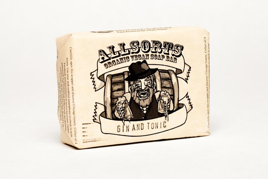 Ethically Engineered Allsorts Liquor Scented Vegan Organic High Lather Soap- Gin & Tonic at Sears.com