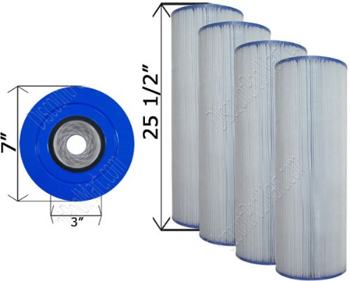 Hayward C-7488-4 CX880XRE 4-Pack Quad Pack Pool Cartridge Filter