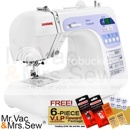 Janome DC3050 Computerized Sewing Machine w/ FREE! 6-Piece V.I.P Reward Package at Sears.com