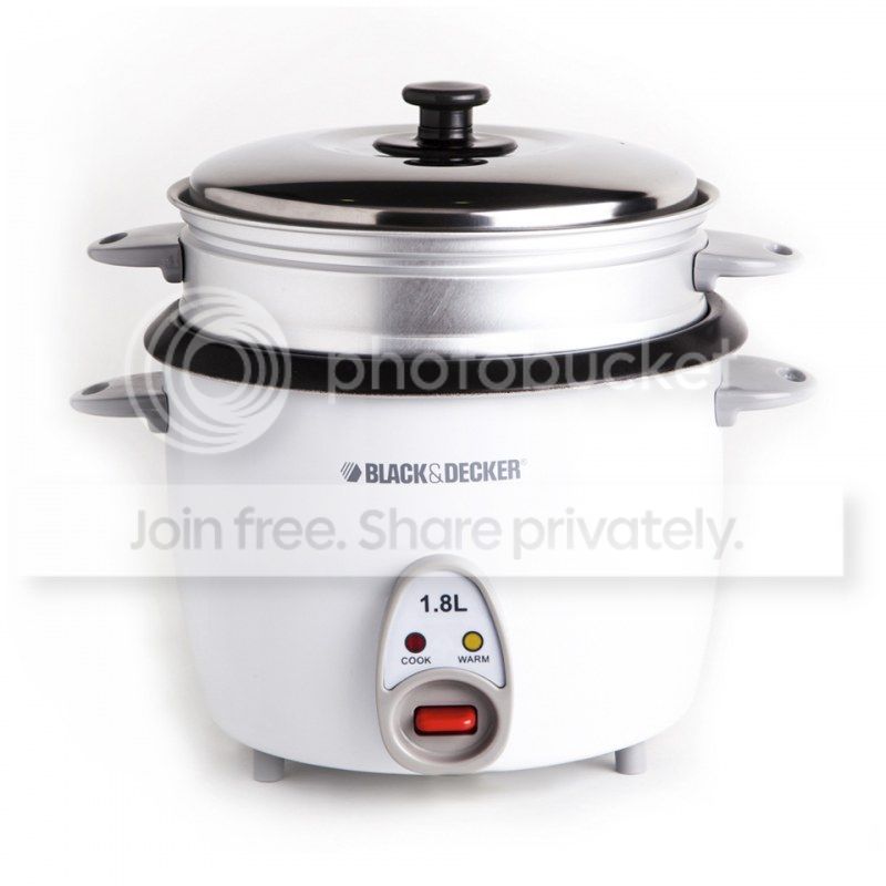 Black & Decker Black & Decker RC1810 1.8 Liter (10 Cup) Rice Cooker Non-Stick Coated Pan - Stainless Steel Lid 220 Volt Not For Use in Black & Decker Black & Decker RC1810 1.8 Liter (10 Cup) Rice Cooker Non-Stick Coated Pan - Stainless Steel Lid 220 Volt Not For Use in at mygofer.com
