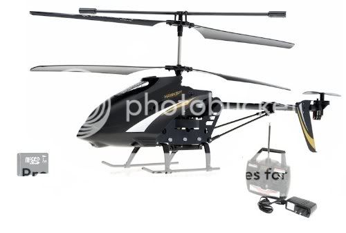 SPYHAWK SPY HAWK 3.5CH Metal RC helicopter RTF + Gyro and SPY Camera + 4 GB SD memory card - Large Size 12" wide at Sears.com